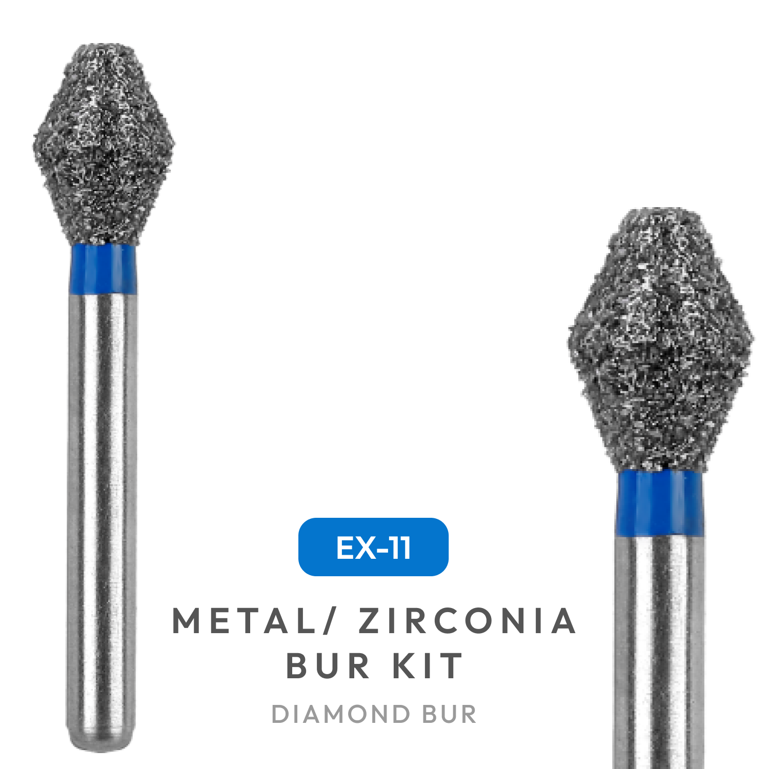 Metal/ Zirconia BUR Kit (TC-11, TR-13, EX-11, FO-25, TR-13F)