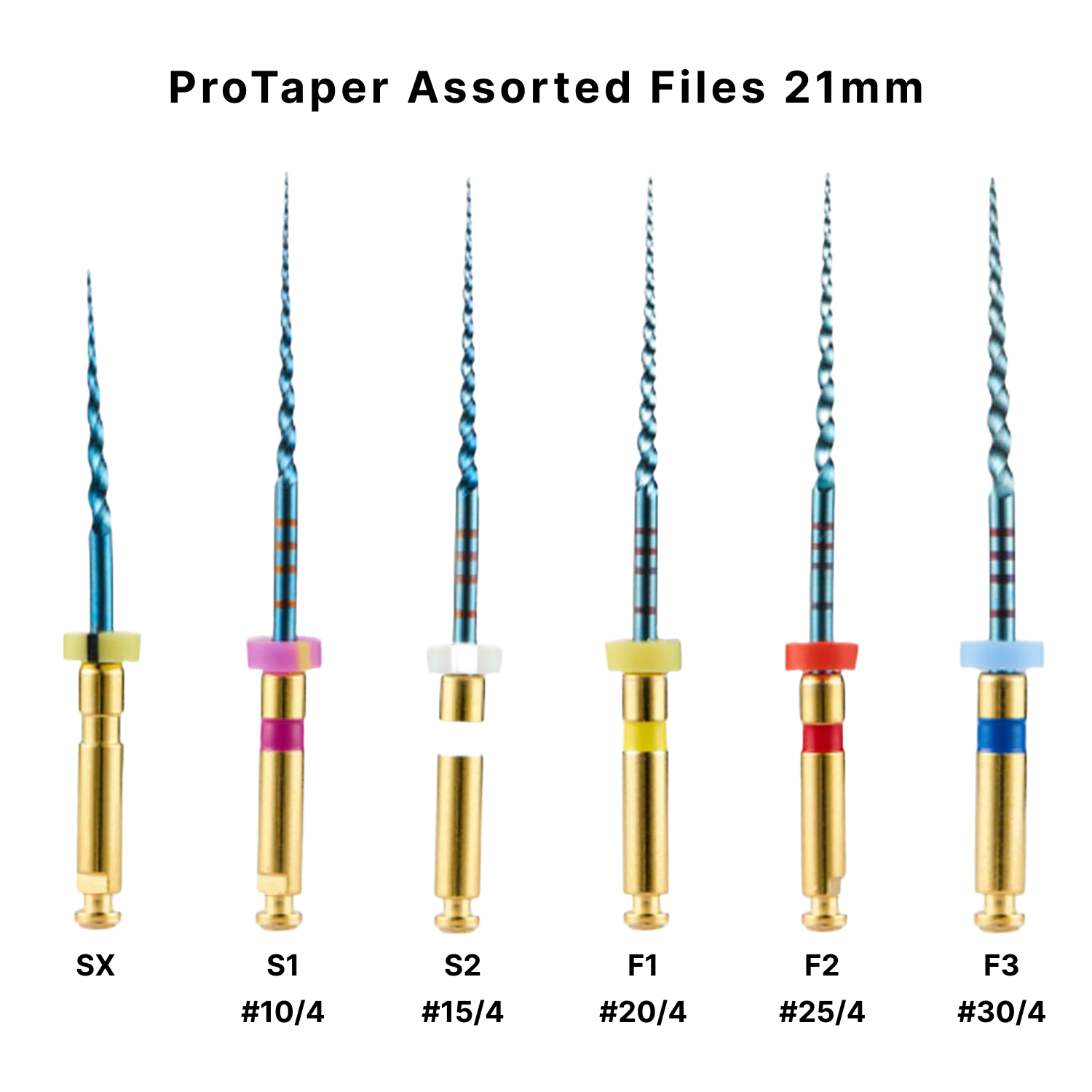 21mm ProTaper Assorted Files