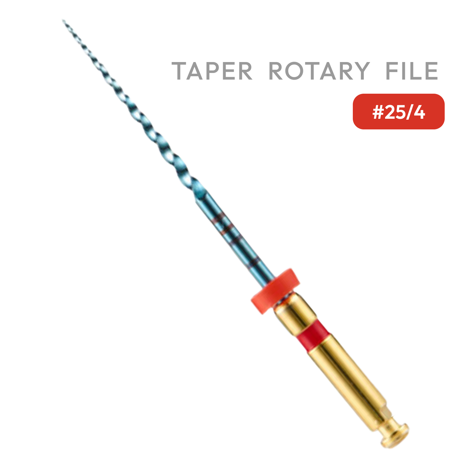 25mm - 25/4% Taper Rotary File