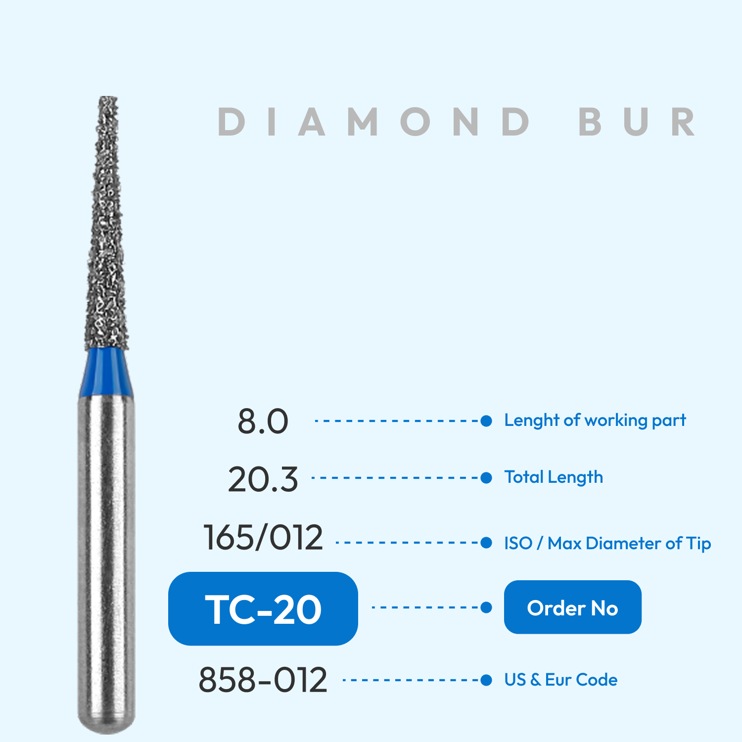 Diamond Burs TC-20