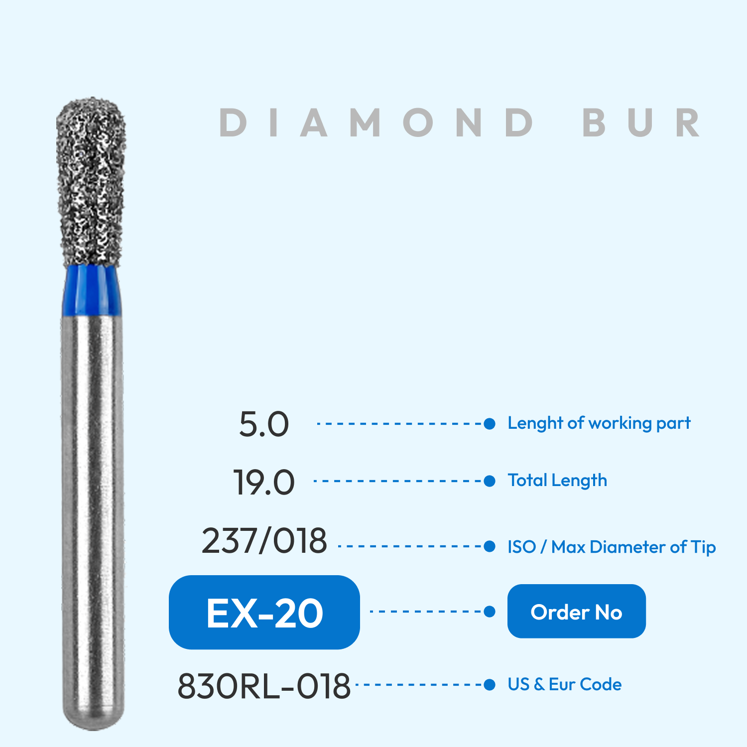 Diamond Burs EX-20