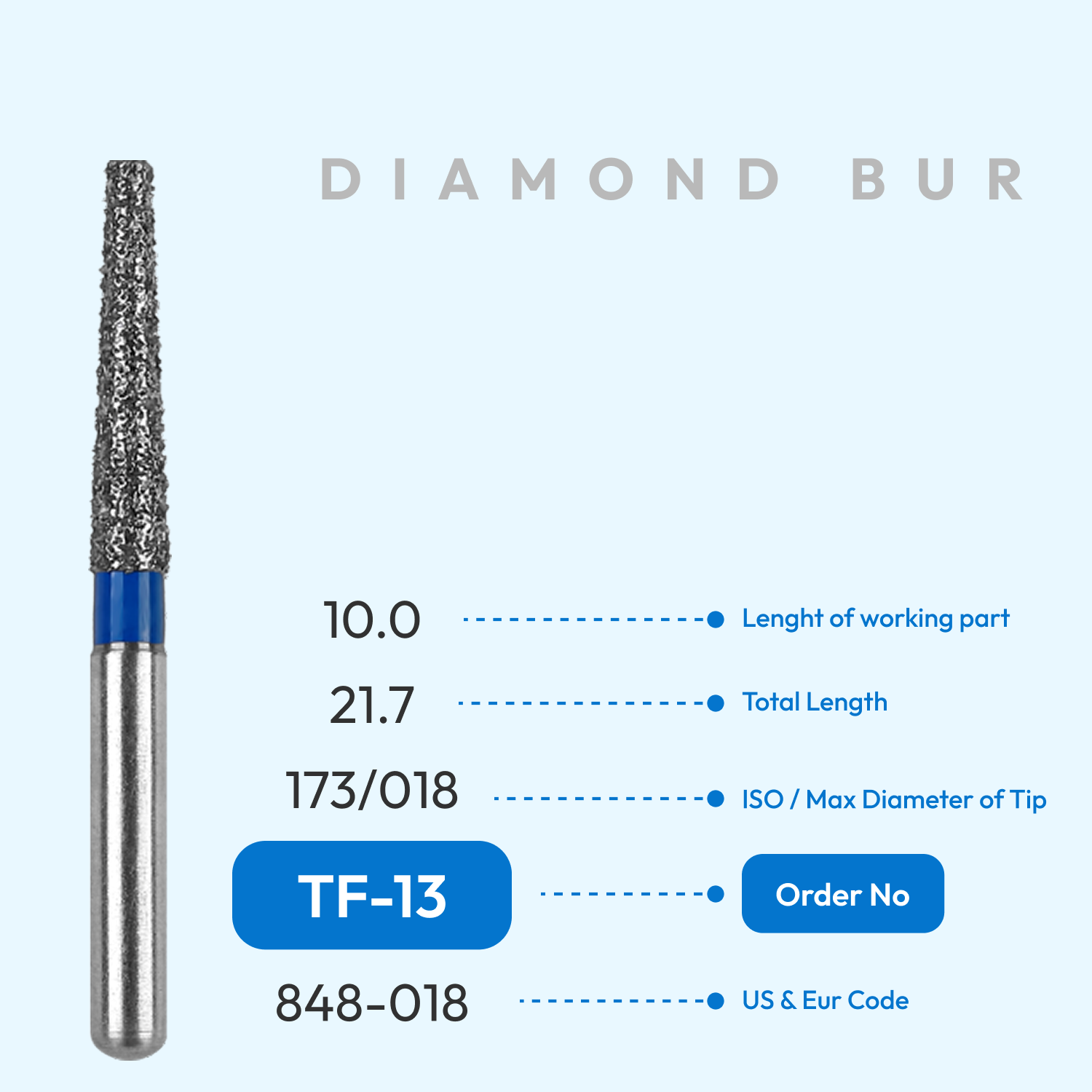 Diamond Burs TF-13