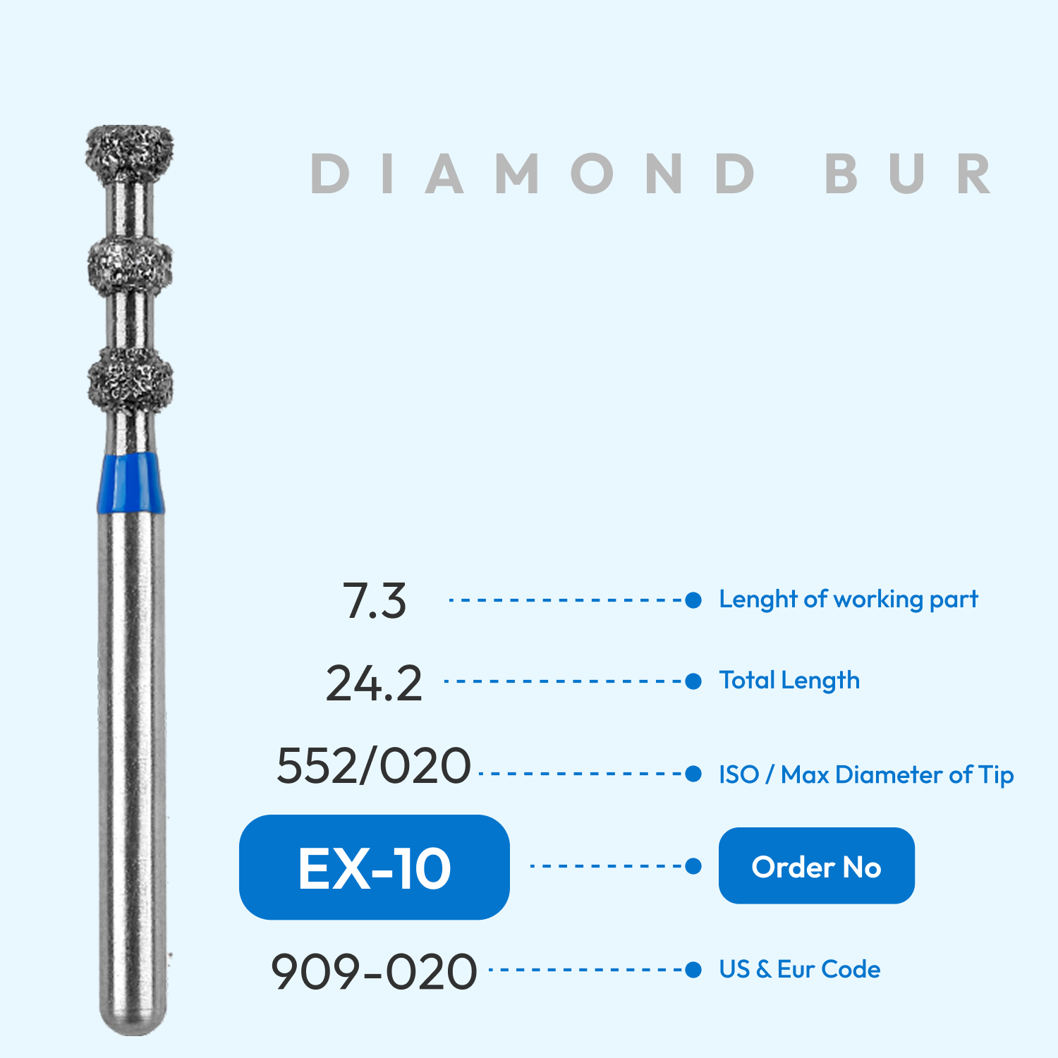 Diamond Burs EX-10