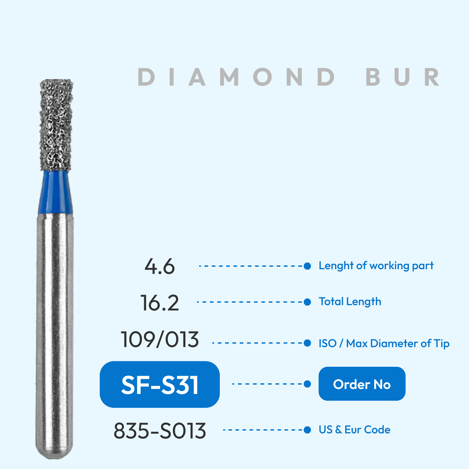 Diamond Burs SF-S31
