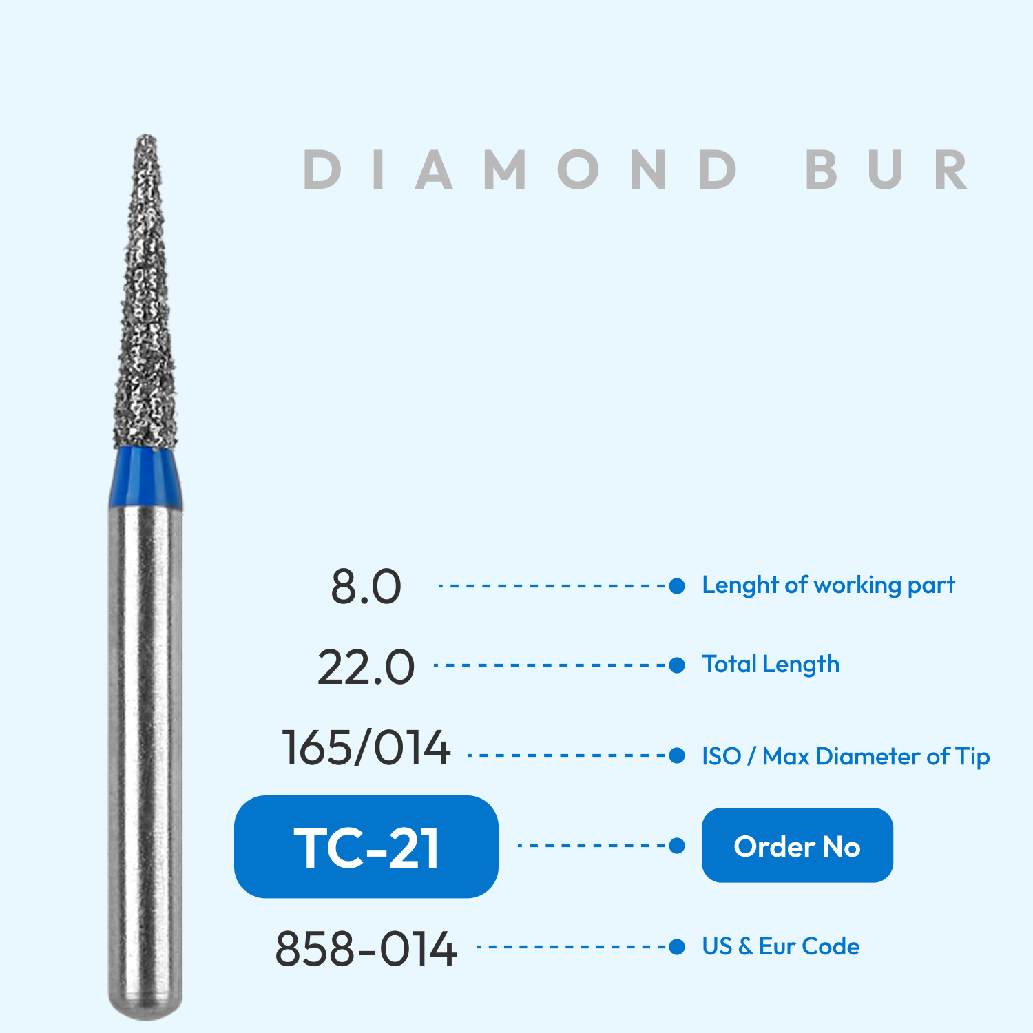 Diamond Burs TC-21