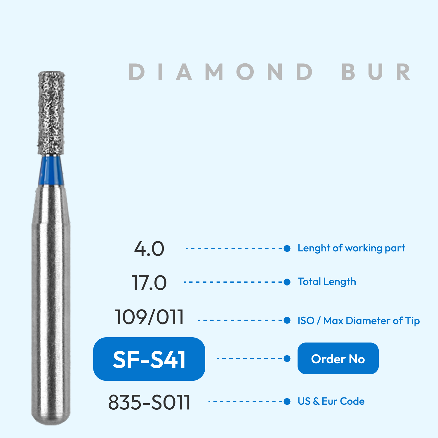 Diamond Burs SF-S41