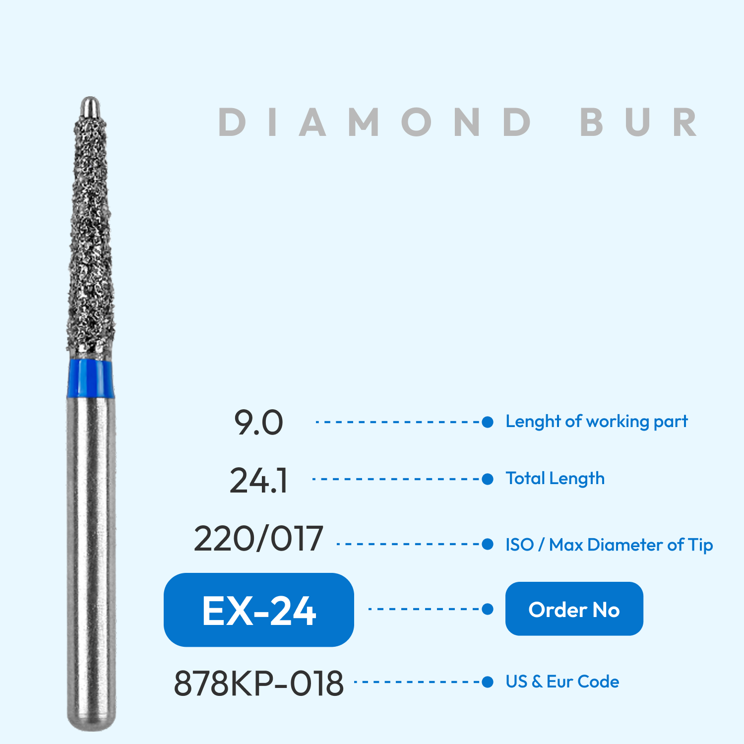 Diamond Burs EX-24