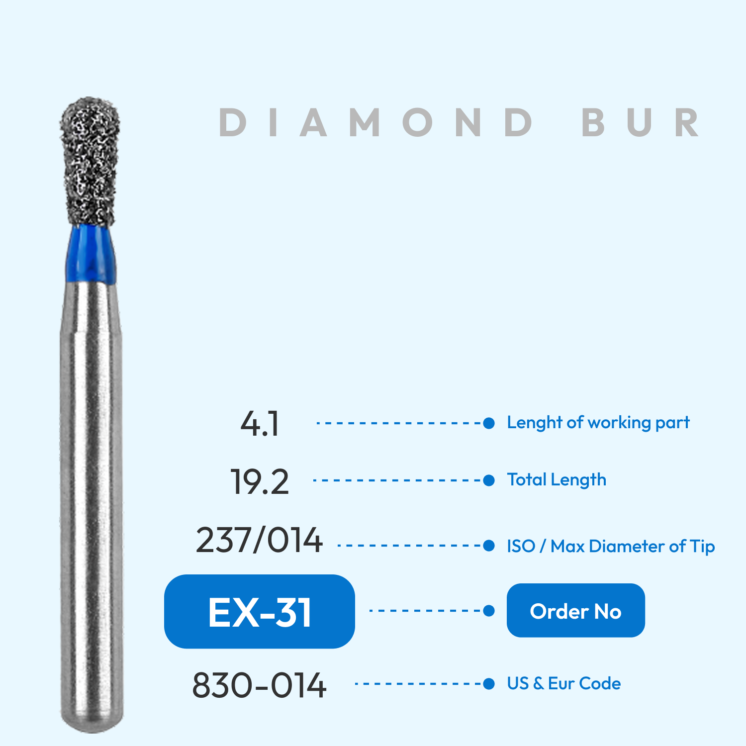 Diamond Burs EX-31