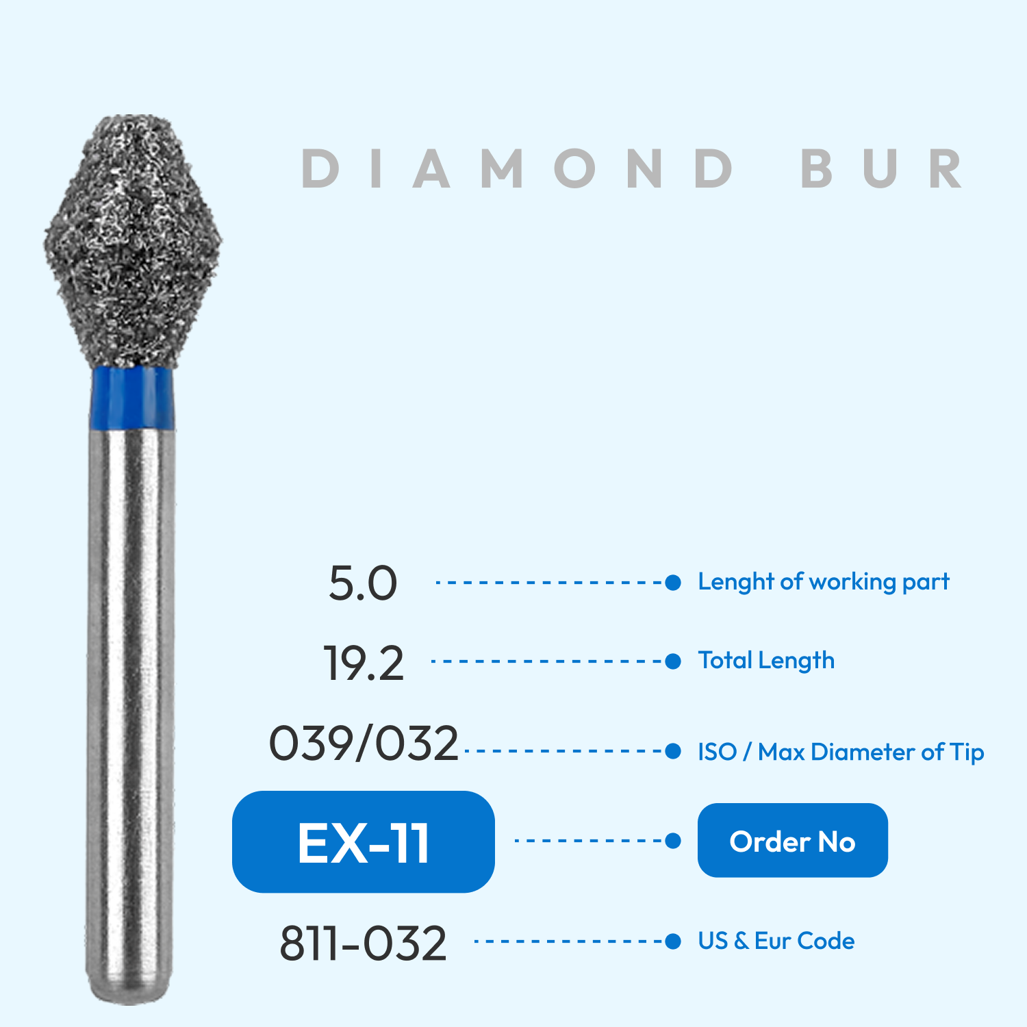 Diamond Burs EX-11