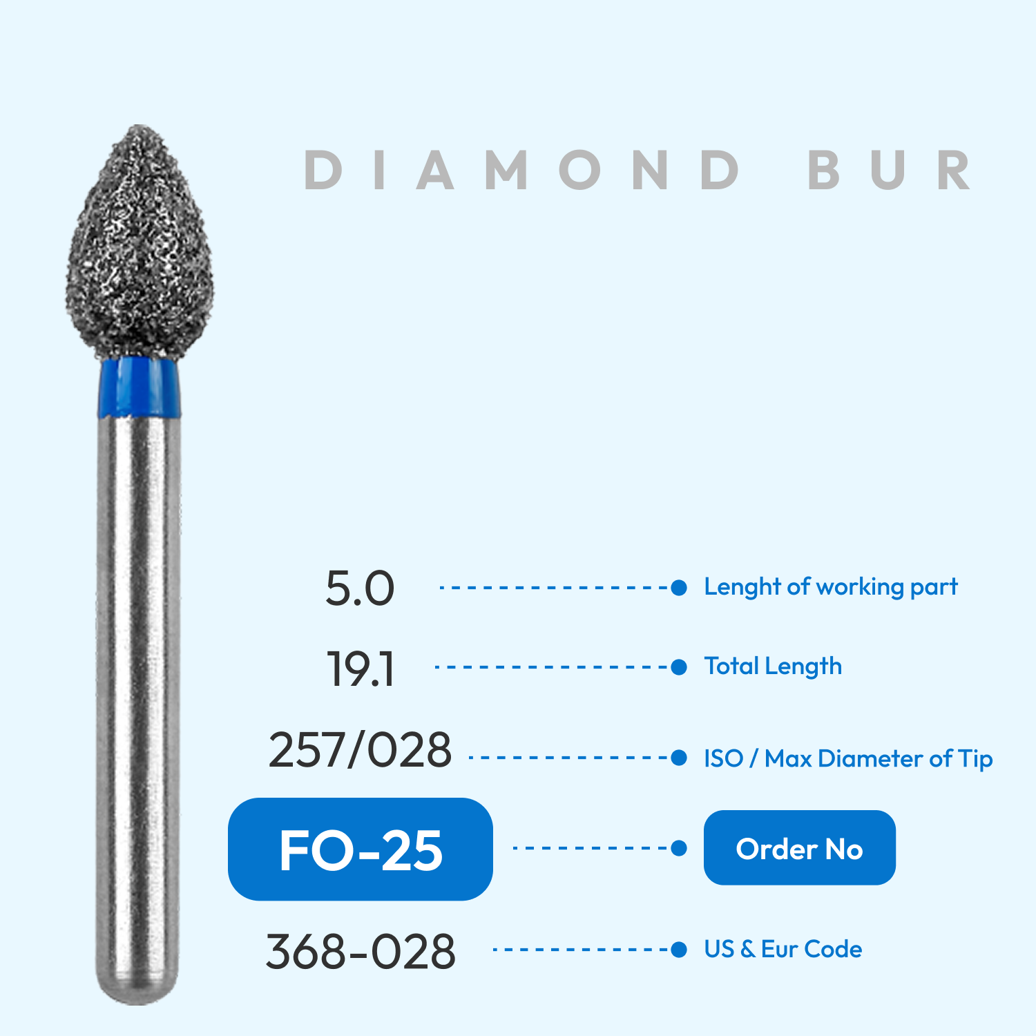 Diamond Burs FO-25
