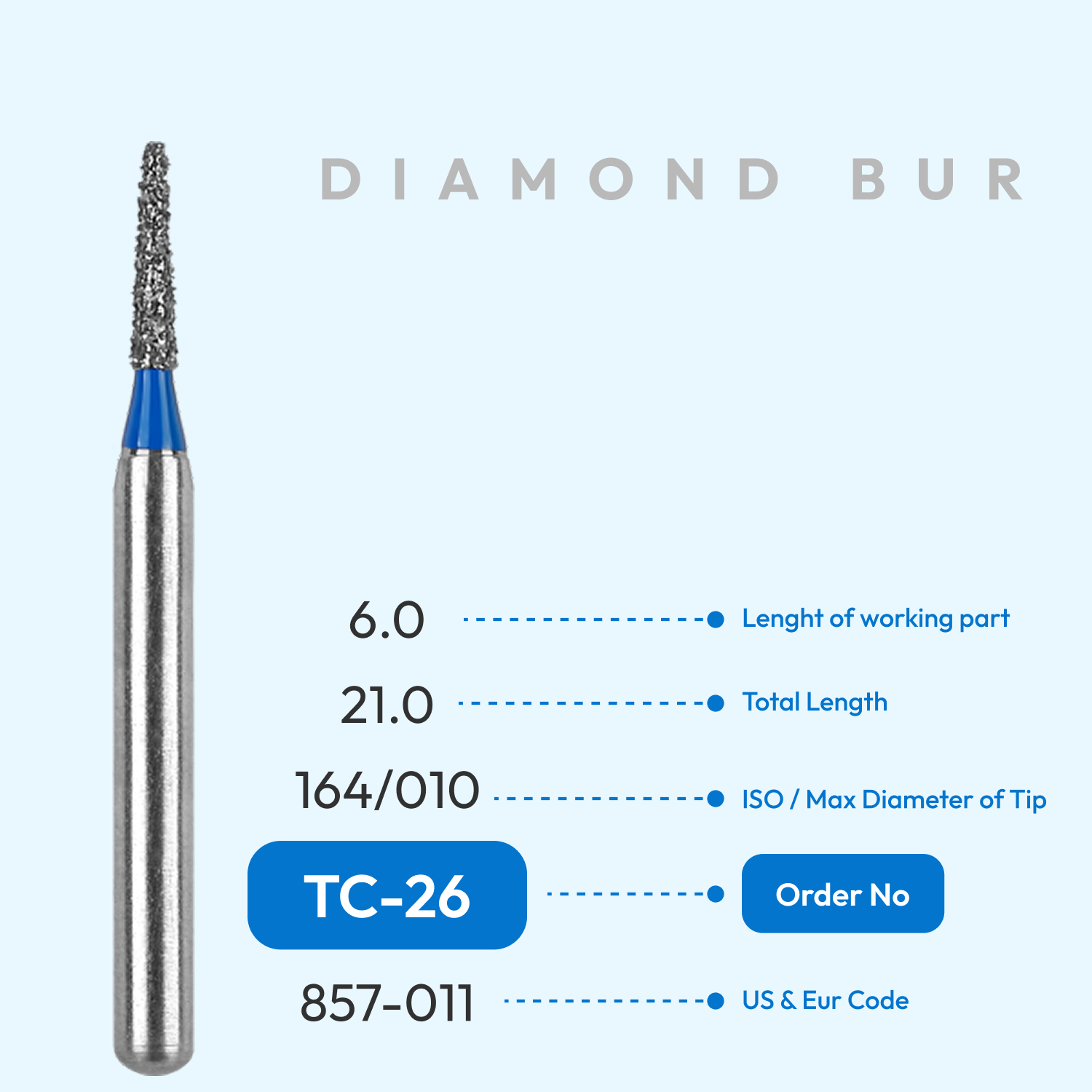 Diamond Burs TC-26
