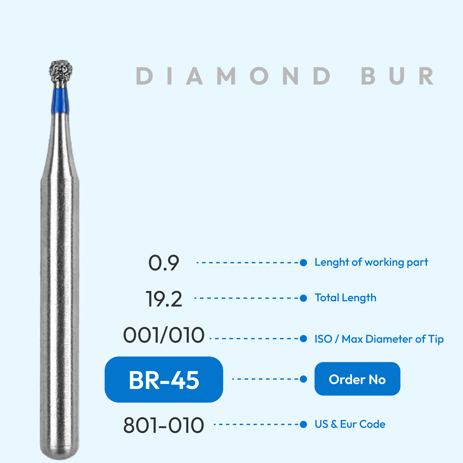 Diamond Burs BR-45