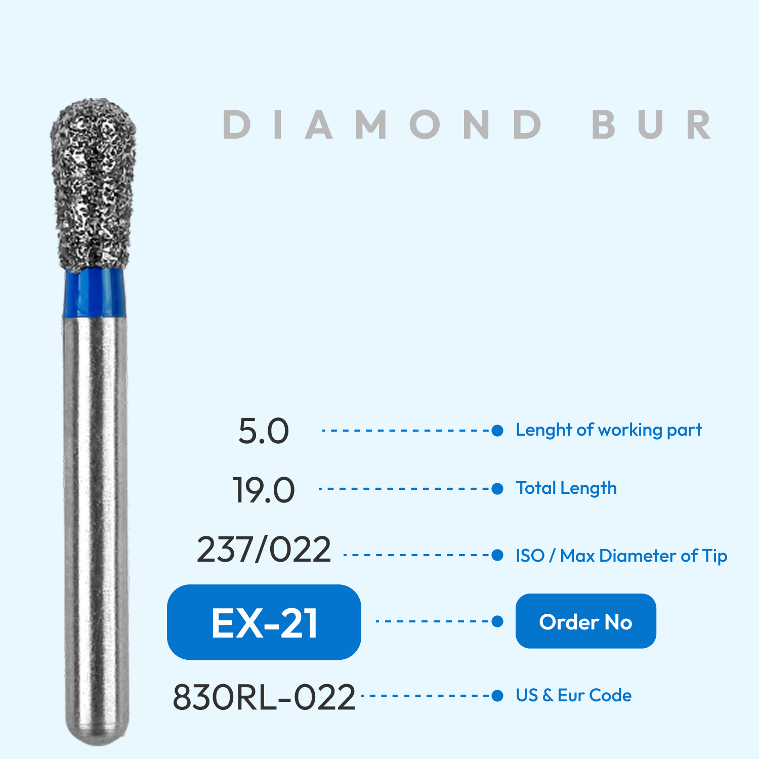 Diamond Burs EX-21