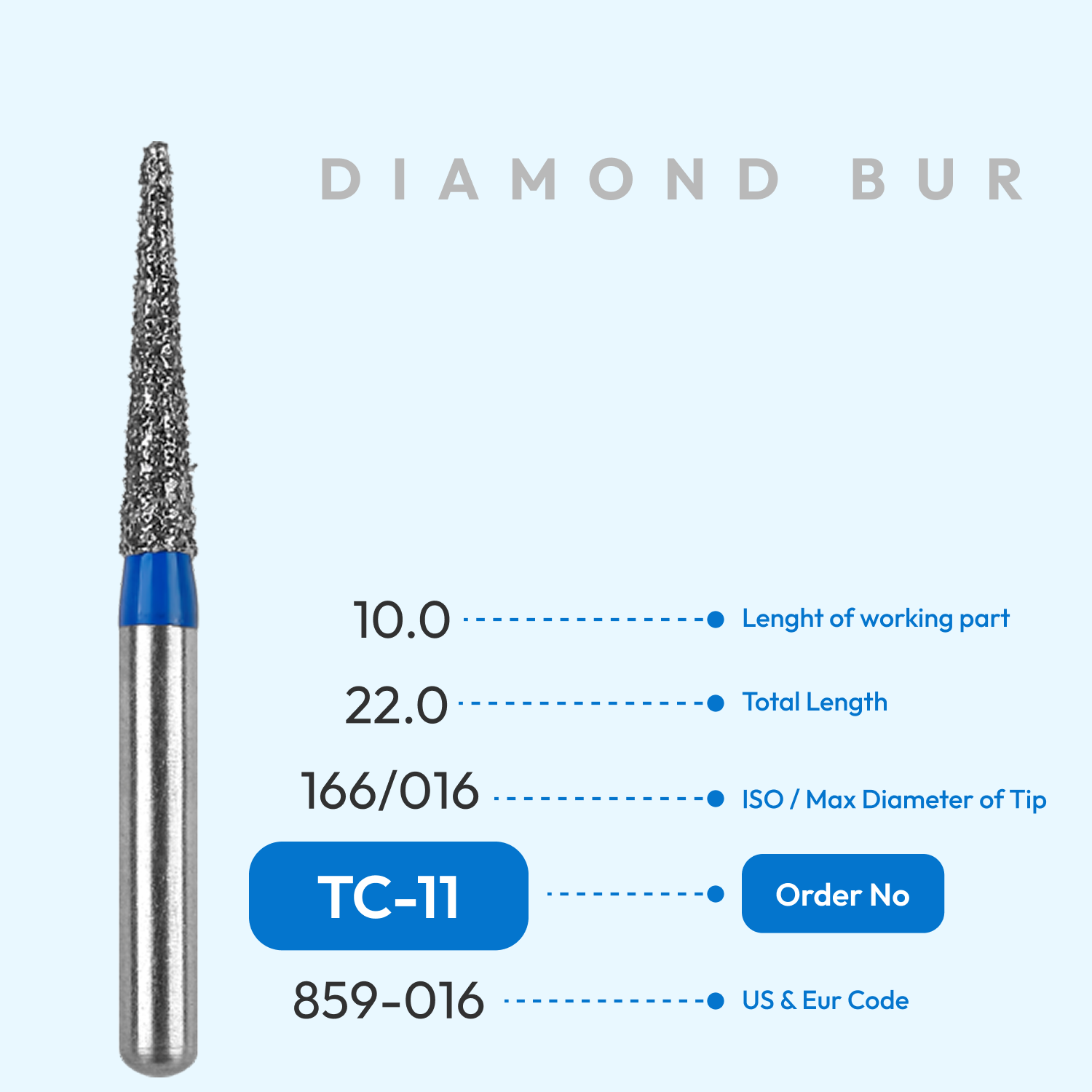 Diamond Burs TC-11