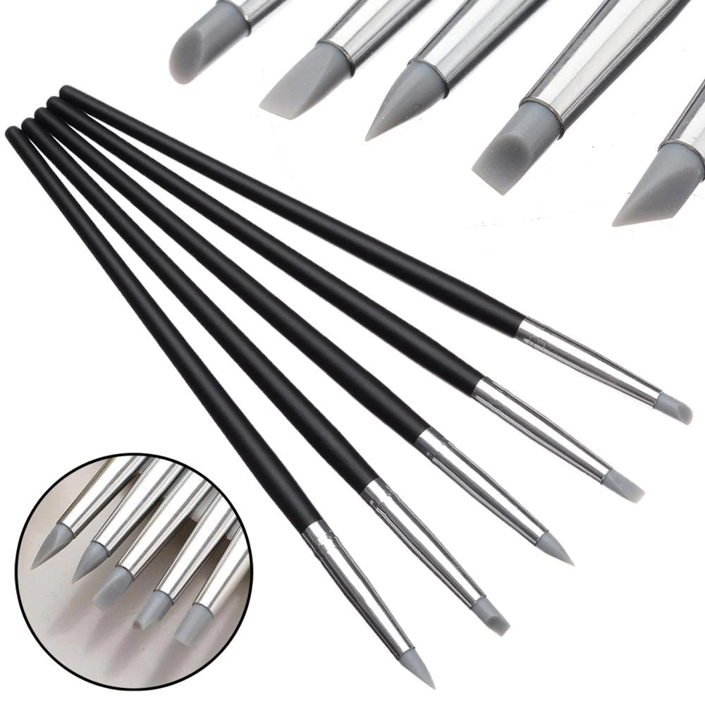 Composite Silicone Brushes Set Of 5