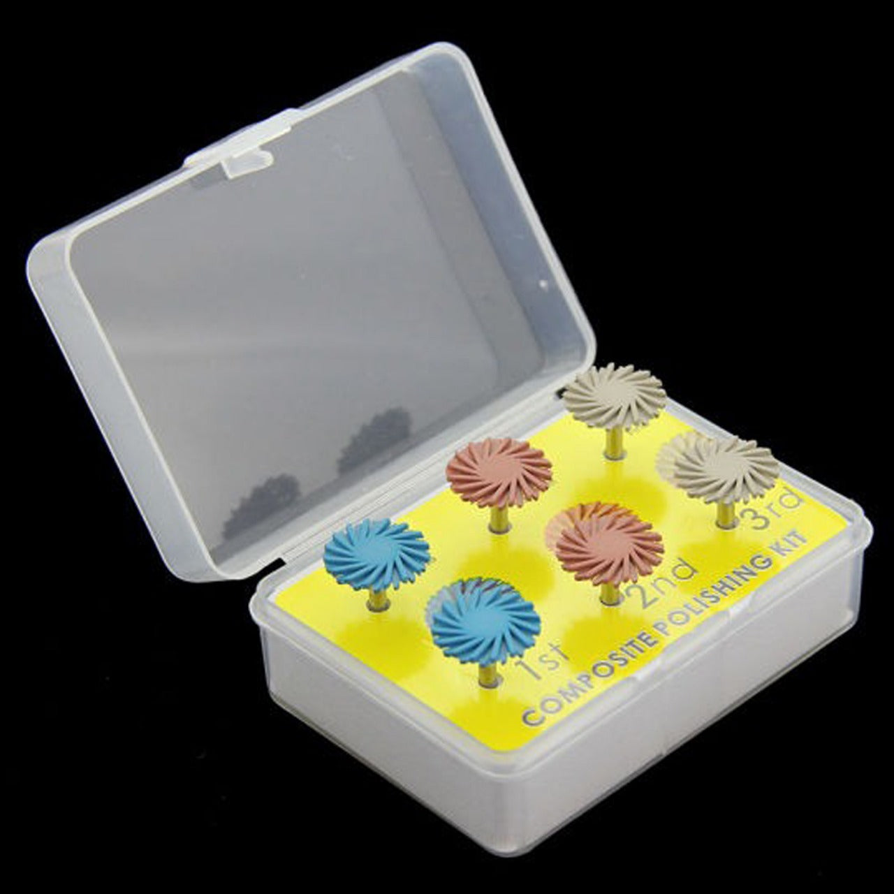 Composite Polishing Disc Kit Spiral Brush Burs